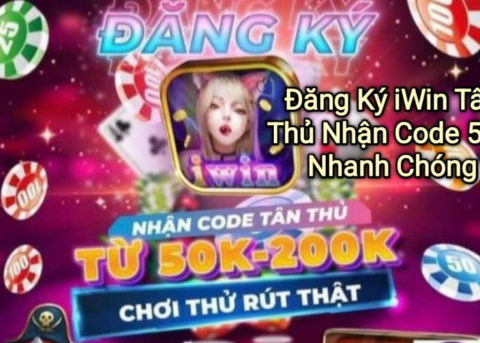 Hướng dẫn đăng ký iWin tân thủ nhận code 50K nhanh chóng. Chỉ cần vài bước đơn giản để tạo tài khoản, nhận thưởng cho người chơi mới và trải nghiệm game iWin an toàn.